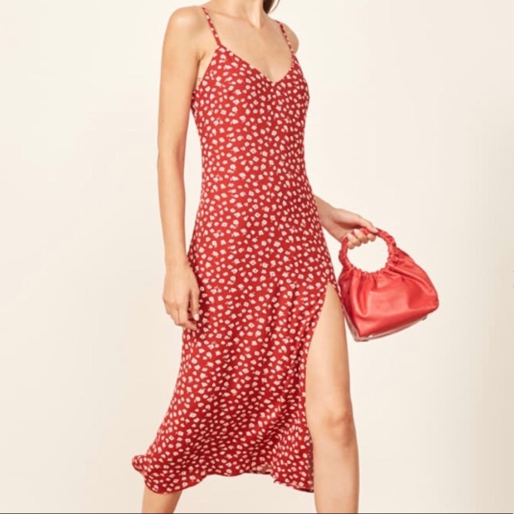 Reformation Red Crimini Dress - Sz 4
